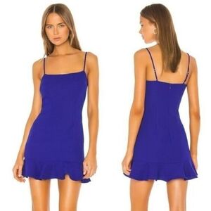 Lovers + Friends Teddy Mini Dress Cobalt Blue Small